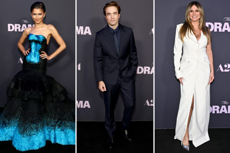 ‘The Drama’ NY premiere red carpet: Zendaya, Robert Pattinson, Heidi Klum and more