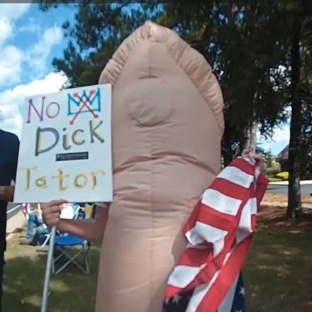 The Short and Ridiculous Trial of a Protester Arrested in an Inflatable Penis Costume