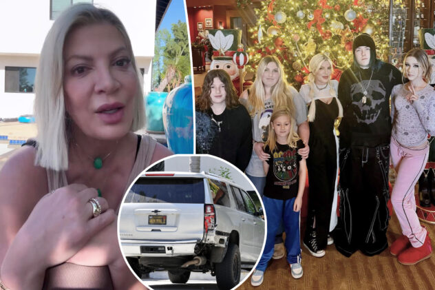 Tori Spelling breaks her silence, details terrifying car crash that sent 7 kids to hospital