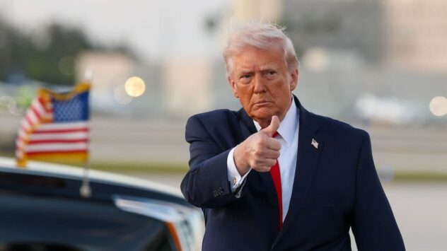 Trump greeted at UFC 327 in first sporting event appearance since start of Iran war