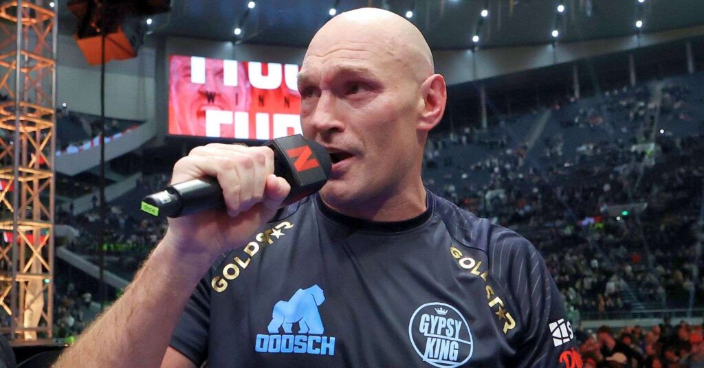 Tyson Fury announces he has signed to fight one man next