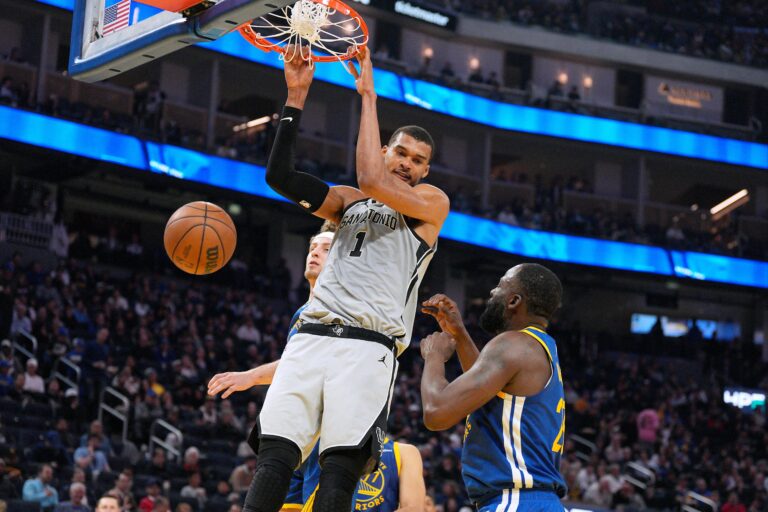 Warriors get taste of Victor Wembanyama’s dominance in lopsided loss to Spurs