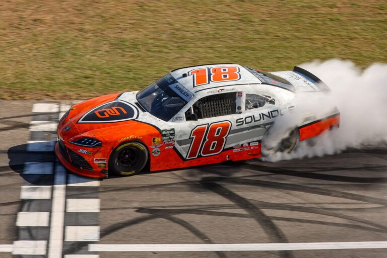 William Sawalich secures first NASCAR O'Reilly win at Rockingham