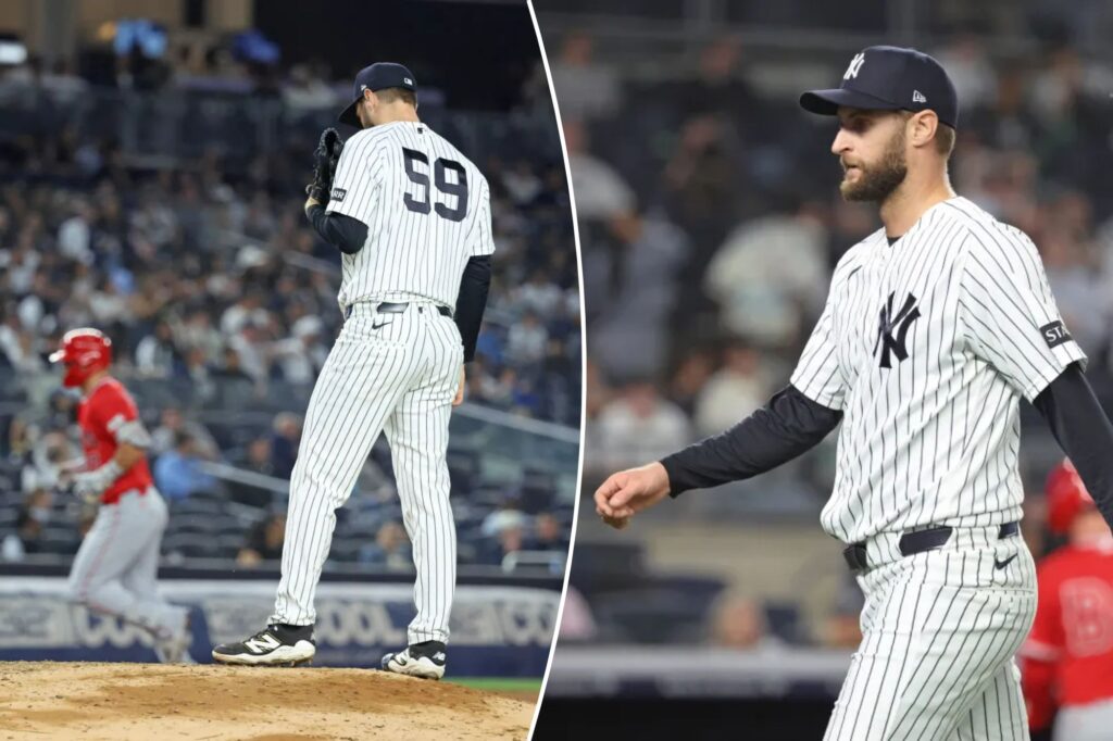 Yankees send Jake Bird to minors after Mike Trout’s three-run homer adds to struggles