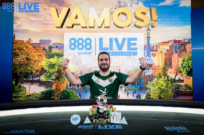 Alvaro Murciano Gets Redemption in the 888poker Live Barcelona Main Event