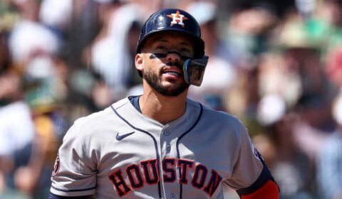Astros star Carlos Correa out for the season after tearing ankle tendon during batting practice