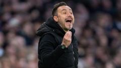 Big motivation if people want Spurs down - De Zerbi
