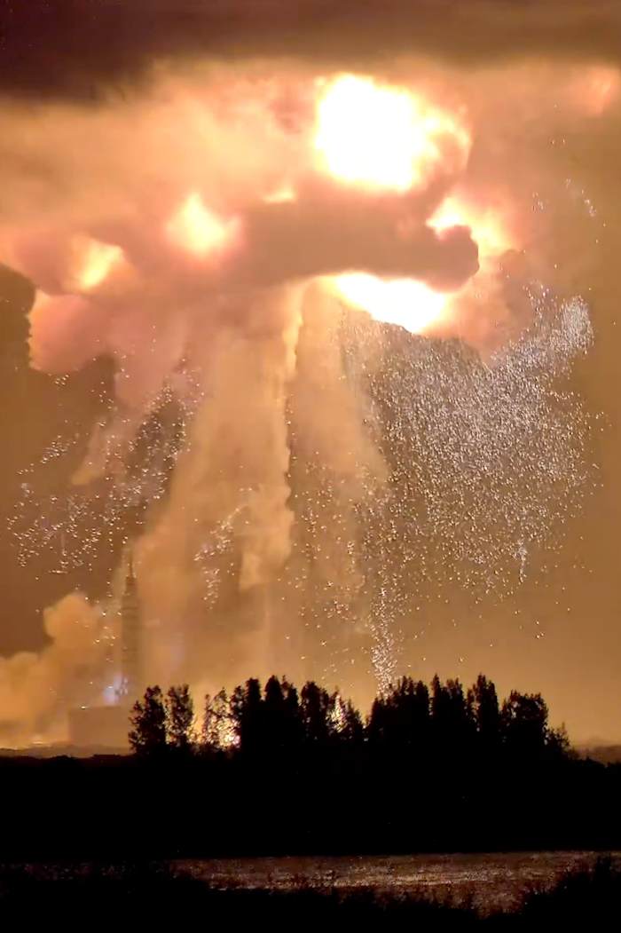 Blue Origin investigates rocket explosion as public is warned about possible wreckage washing ashore