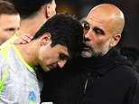 Bournemouth 1-1 Manchester City: English football witnesses a changing of the guard as Premier League title slips from departing Pep Guardiola's grasp - Arsenal can now expect to dominate, writes OLIVER HOLT