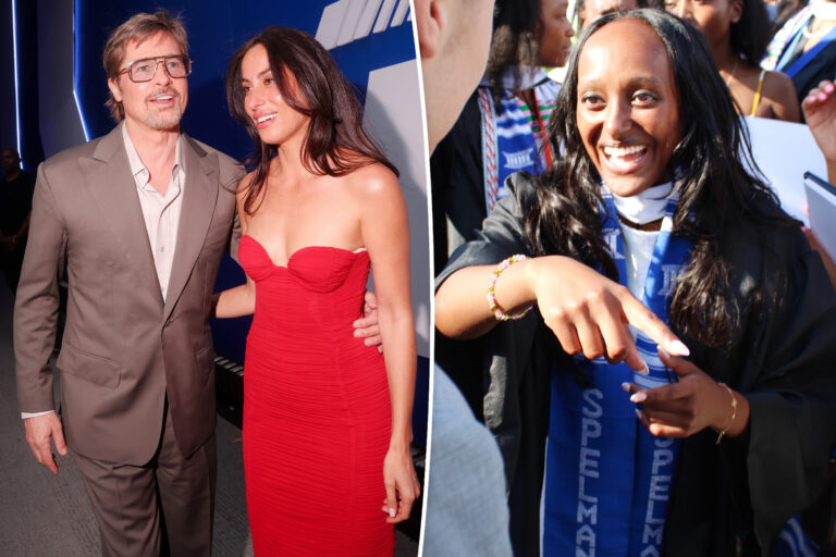 Brad Pitt has PDA-packed date night with Ines de Ramon after daughter Zahara’s graduation snub