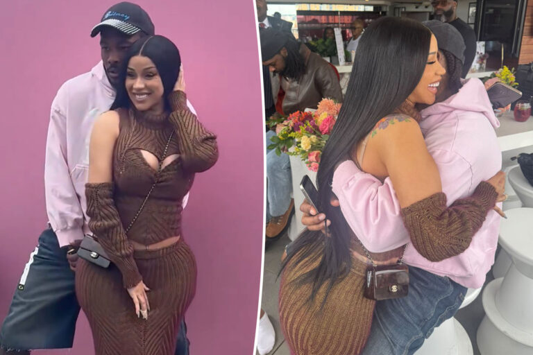 Cardi B and Stefon Diggs pack on the PDA at Mother’s Day event amid reconciliation rumors