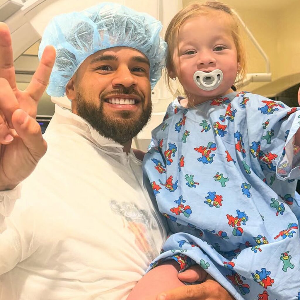 Cory Wharton Shares "Blessing in Disguise" of Daughter's Hospital Stay