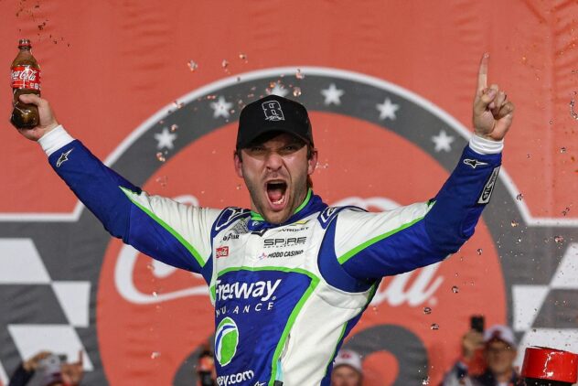 Daniel Suarez and Spire wins Coca-Cola 600 for Kyle Busch Motorsports