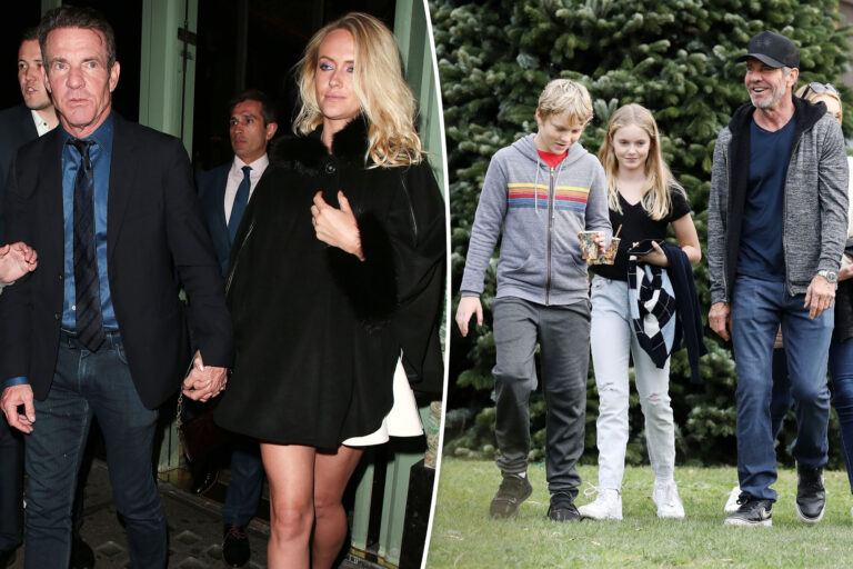 Dennis Quaid files to stop paying five-figure monthly child support to ex-wife for twins