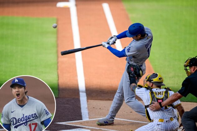 Dodgers’ Shohei Ohtani makes statement with two-way performance in win over Padres