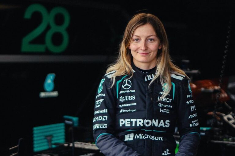 Doriane Pin says F1 dream is now a goal after Mercedes test