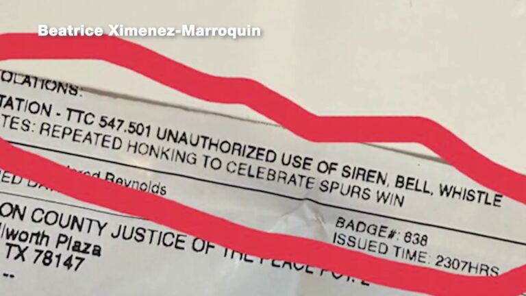 Floresville Spurs fans ticketed for honking celebrations
