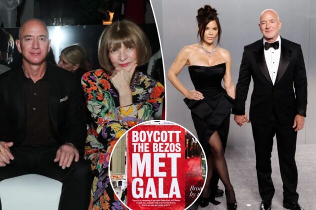 Jeff Bezos and Lauren Sánchez dropped $10M to co-host the Met Gala — and earn the big ‘Anna Wintour OK’: sources