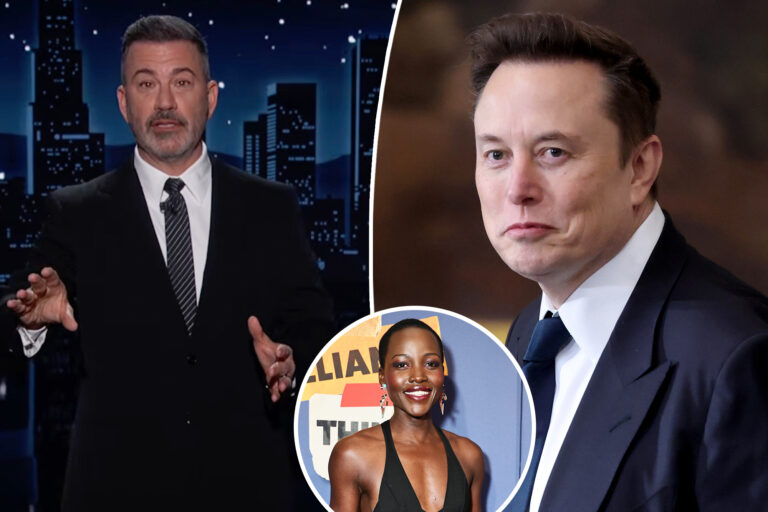Jimmy Kimmel mocks Elon Musk’s criticism of Lupita Nyong’o’s ‘Odyssey’ casting