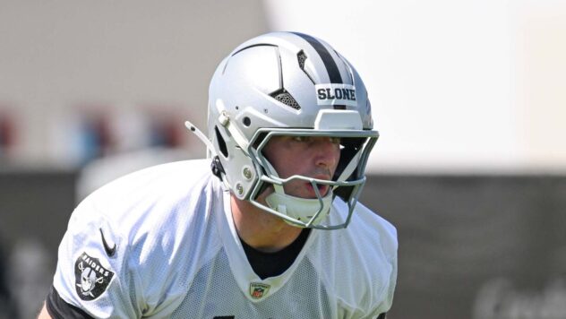 Las Vegas Raiders’ new Undrafted Free Agent rookie is showing off the unrelenting work he has already put in as a pro