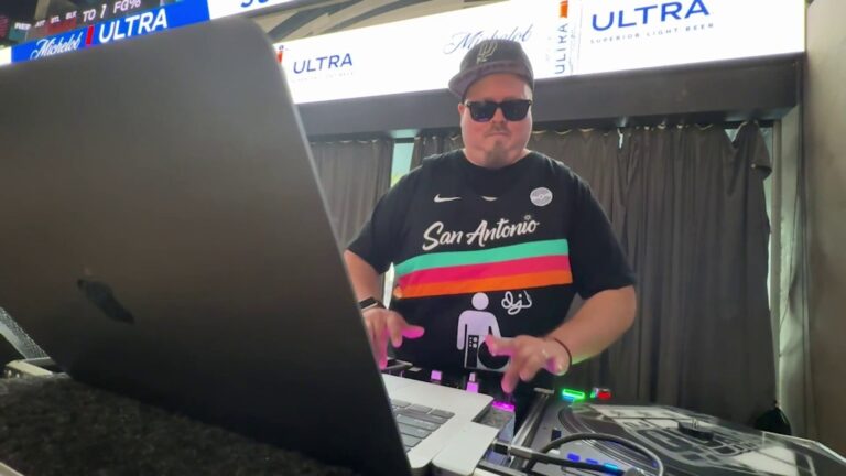 Meet the DJ behind the turntables at Spurs games, watch parties