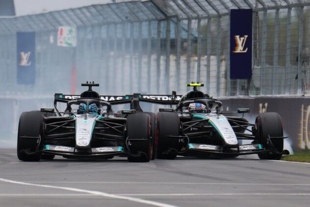 Mercedes knows it may have to turn George Russell-Kimi Antonelli fight "down a notch"