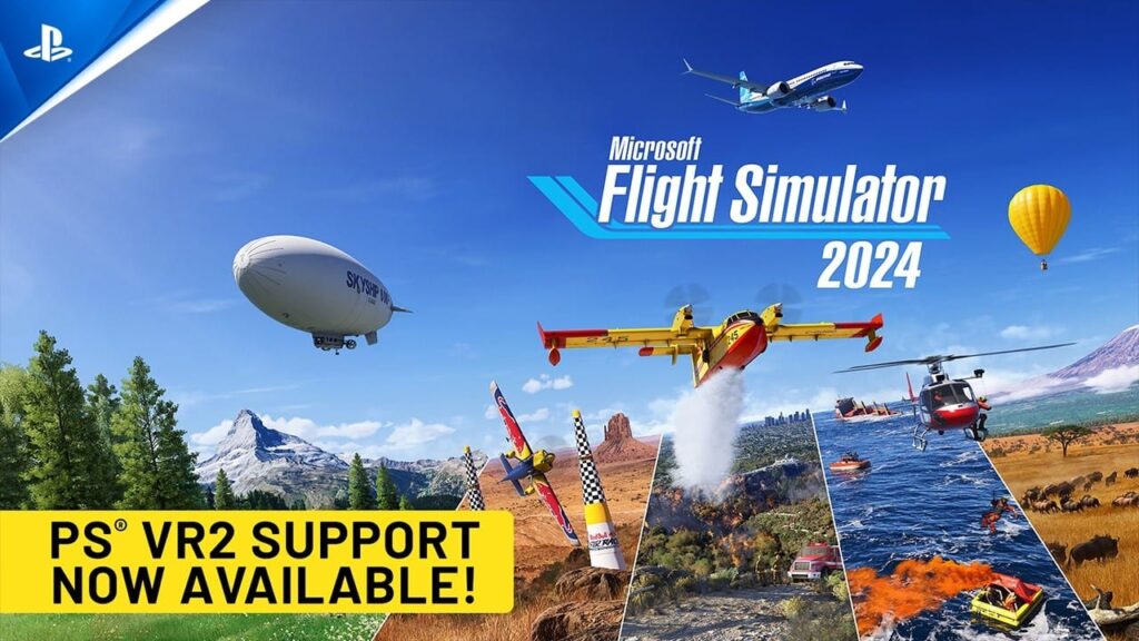 Microsoft Flight Simulator 2024 Soars Onto PlayStation VR2