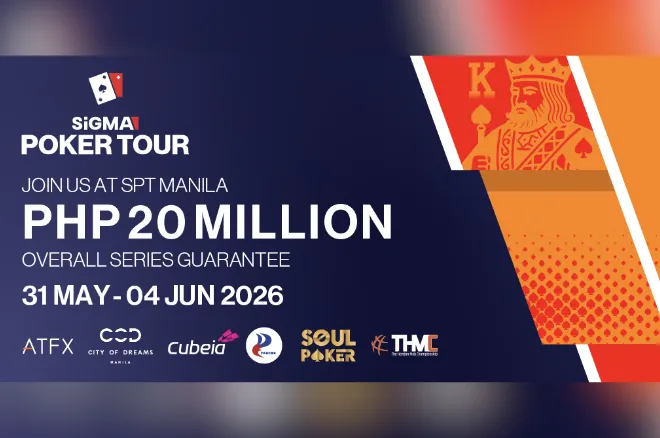 More Than $300K Up for Grabs at SiGMA Poker Tour Manila from May 31
