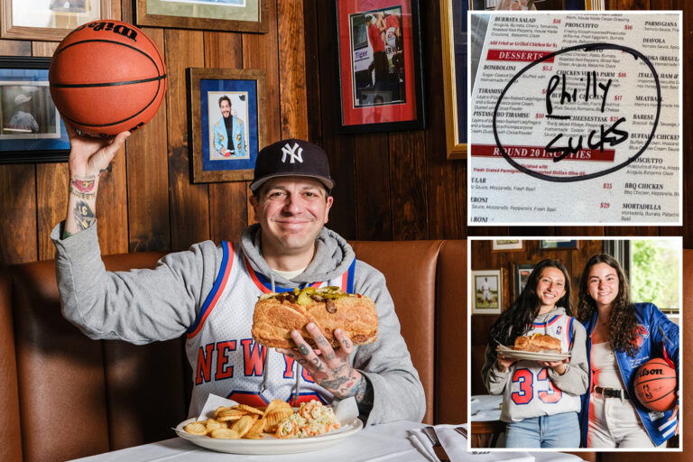 NY eateries, bars ban ‘Philly’ cheesesteaks from menu as Knicks-Sixers fight gets greasy
