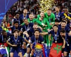 Paris Saint-Germain v Arsenal: PSG win Champions League final on penalties – as it happened