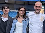 Pep Guardiola reconciles with estranged wife Cristina as he calls her 'an exceptional woman' and she joins him in Manchester for his final day at Man City - as he prepares to move back to Barcelona