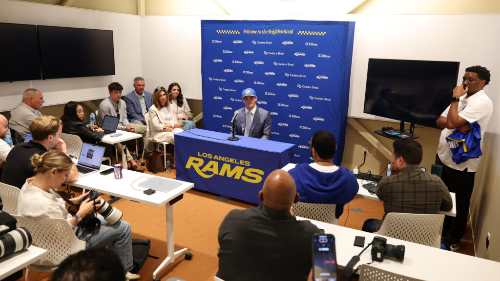 Rams' Ty Simpson sends message to critics, discusses watching film with Matthew Stafford
