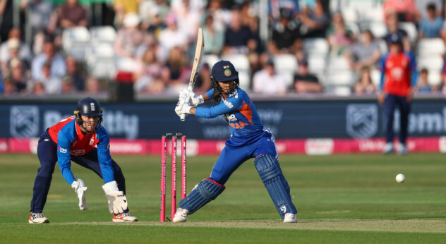 Rodrigues, Yastika, Nandani star as India secure first blood