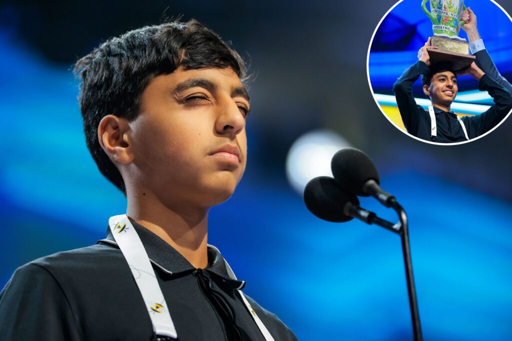 Shrey Parikh was named 2026 Scripps National Spelling Bee Champion