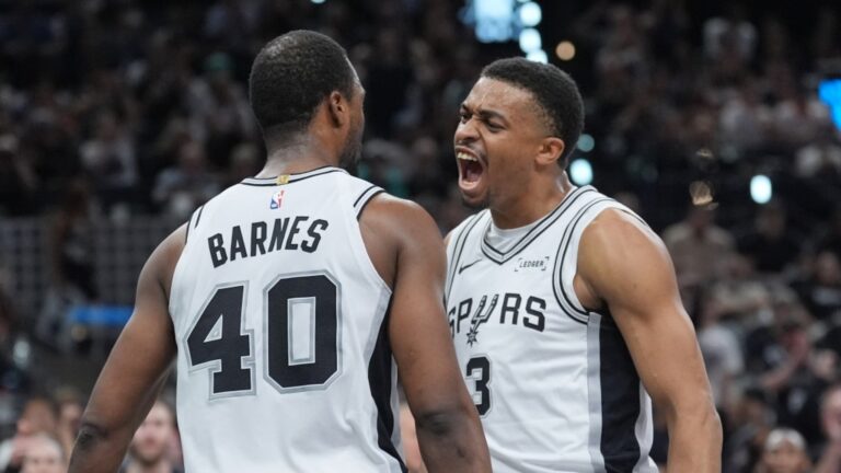 Spurs blow out Thunder in Game 4 victory to tie Western Conference finals series