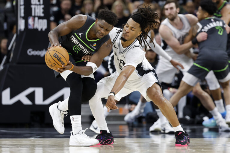 Spurs keep Game 4 vs. Timberwolves close despite Wembanyama’s ejection, fall late