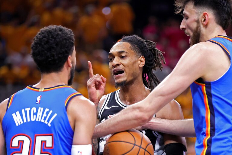 Spurs vs. Thunder player grades: San Antonio’s bench struggles in Game Three loss