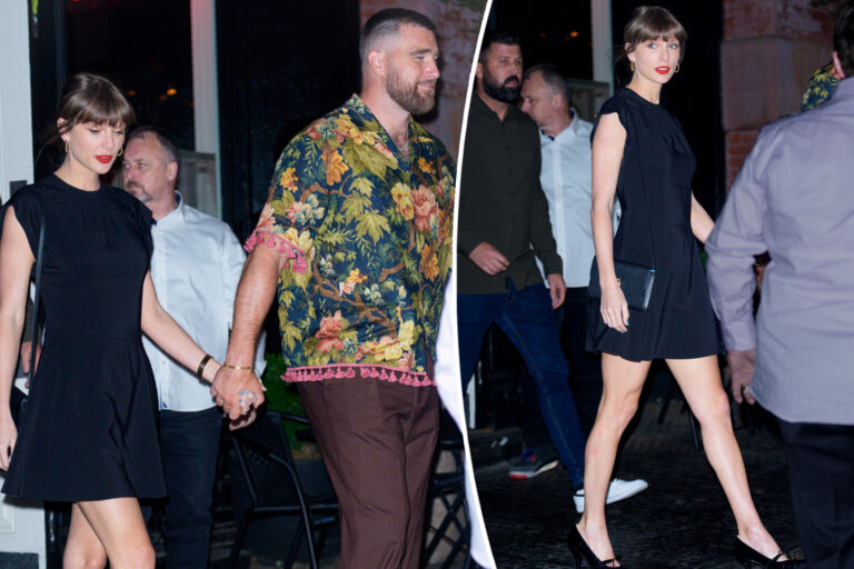 Taylor Swift pulls off another LBD for romantic date night with Travis Kelce as wedding nears