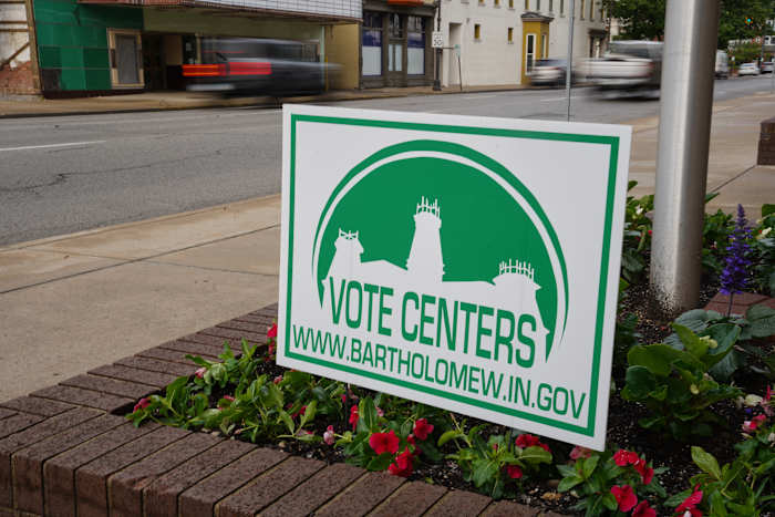 The Latest: Primary elections in Indiana and Ohio will test Trump's power and shape midterms