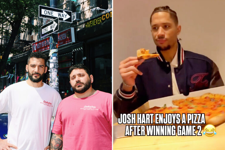 The pizzeria behind Josh Hart’s viral postgame slice reveals how they got the pies into MSG