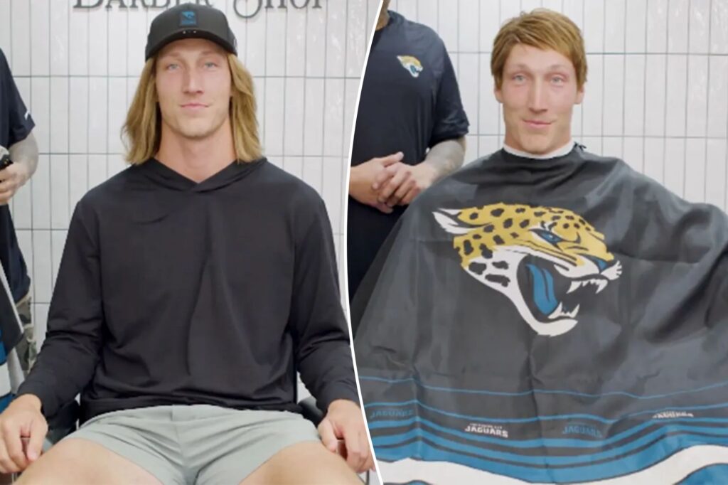Trevor Lawrence cuts his hair for Jaguars schedule release video — or did he?