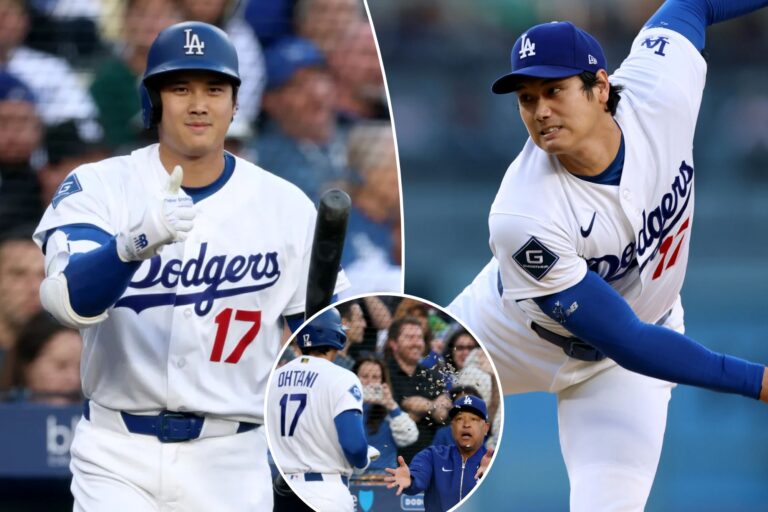 Two versions of Dodgers’ Shohei Ohtani have two very different nights: ‘Alter ego’
