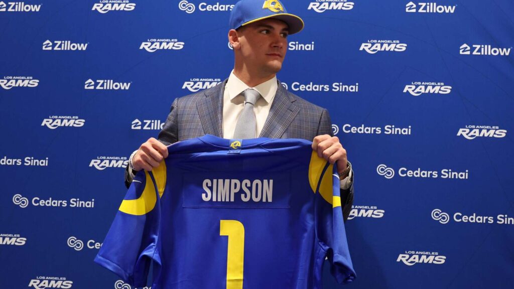 Ty Simpson just learned his first few years with the Los Angeles Rams will be a lot more unpredictable
