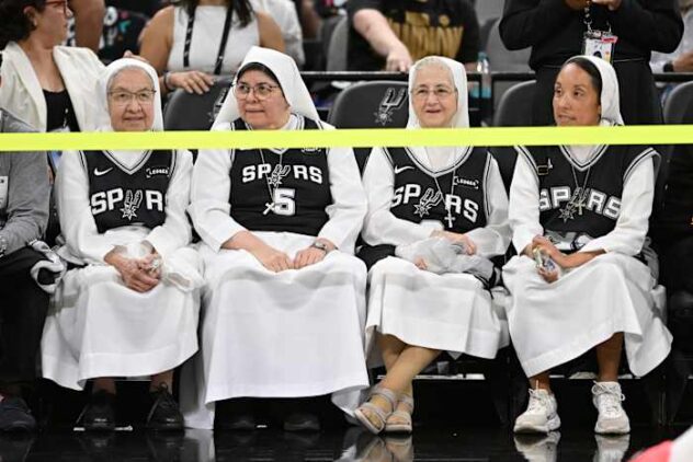 ‘We’ve got to fly them to OKC’: Kornet prays with nuns before Game 4 blowout win over Thunder