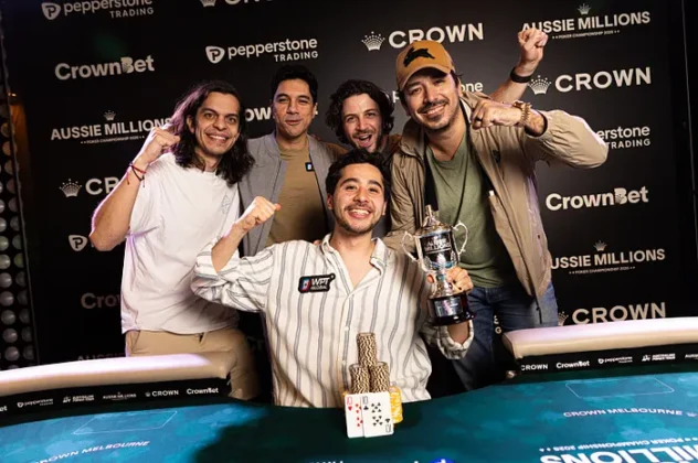 WPT Global Ambassador Diego Ponce Bags Maiden Aussie Millions Title