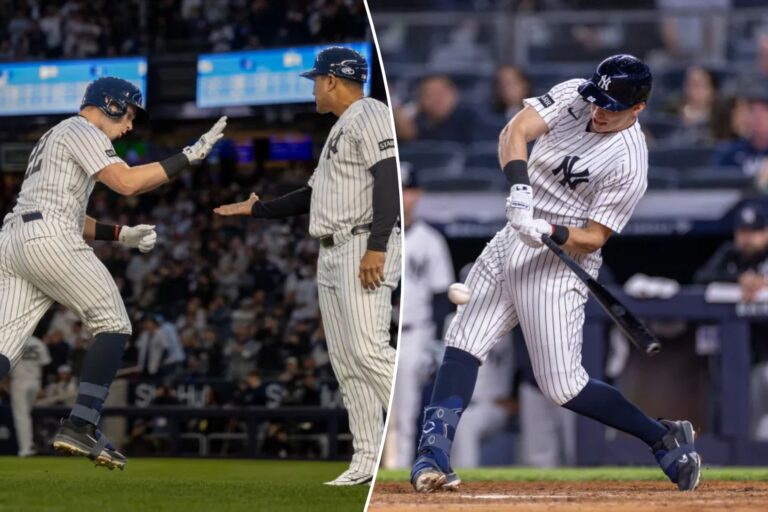 ‘Wrecking ball’ Ben Rice makes his case against lefties with big day at plate for Yankees