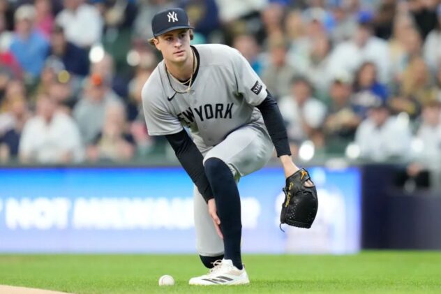 Yankees’ Cam Schlittler ‘not really concerned’ after getting drilled by comebacker again