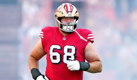 49ers lineman has unique franchise milestone in his sight
