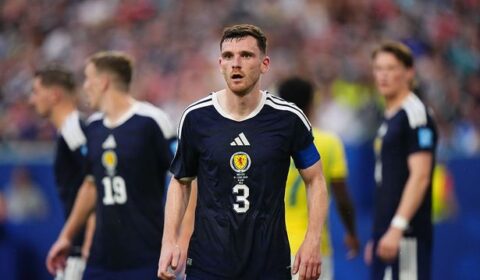 Andy Robertson taken off at halftime moments after stinker against Brazil