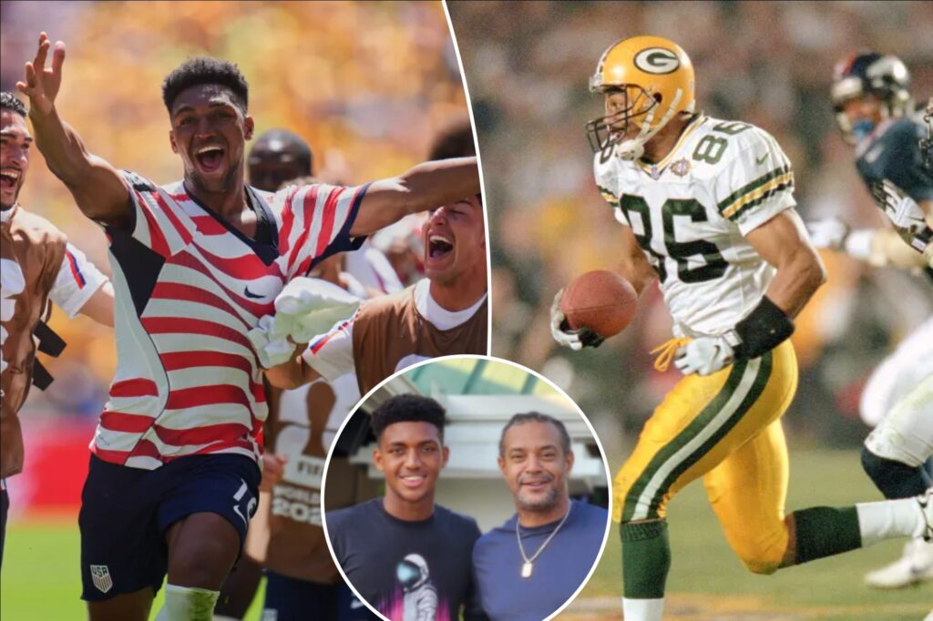 Antonio Freeman is happily passing the torch to his USMNT star son Alex